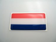 70X35mm Netherlands flag 3D Decal