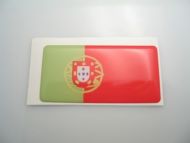 70X35mm Portugal flag 3D Decal
