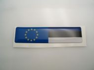 EU and Estonia Double Flag 3D-Decal