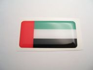 Large70X35mm UNITED ARAB EMIRATES flag 3D Decal Sticker