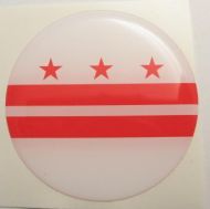 2inc COLUMBIA State flag America 3D Decal sticker USA