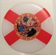 2inc FLORIDA State flag America 3D Decal sticker USA