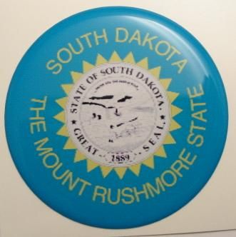 2inc SOUTH DAKOTA State flag America 3D Decal USA