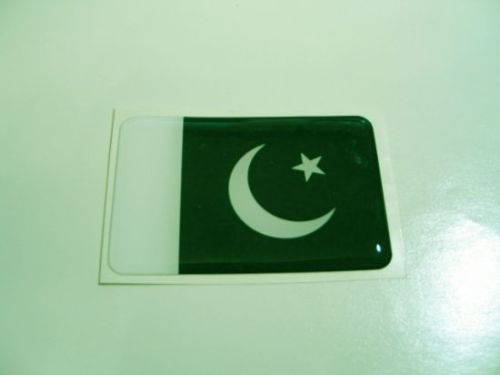Large70X45mm PAKISTAN flag 3D Decal Sticker