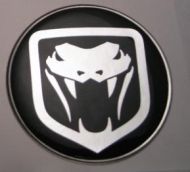50mm VIPER NEW STYLE 3D Decal sticker for Dodge
