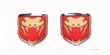 2X Viper new style 3D Decals for Dodge