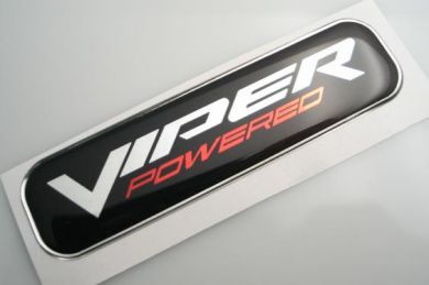 Large Viper POWERED 3D Decal sticker for dodge RAM