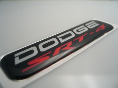 Large DODGE SRT-4 3D Decal
