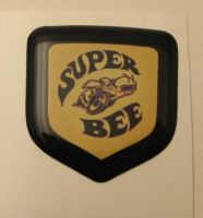Dodge Charger 2006 -2010 - Steering Wheel Badge 3D Decal sticker Super Bee Yellow/Black