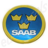 50mm/2.00inc. SAAB Swedish Air Force Hood badge 3D decal