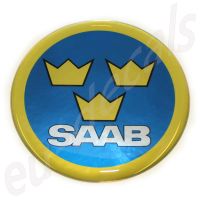63.5mm/2.50inc. SAAB Swedish Air Force Hood badge 3D decal